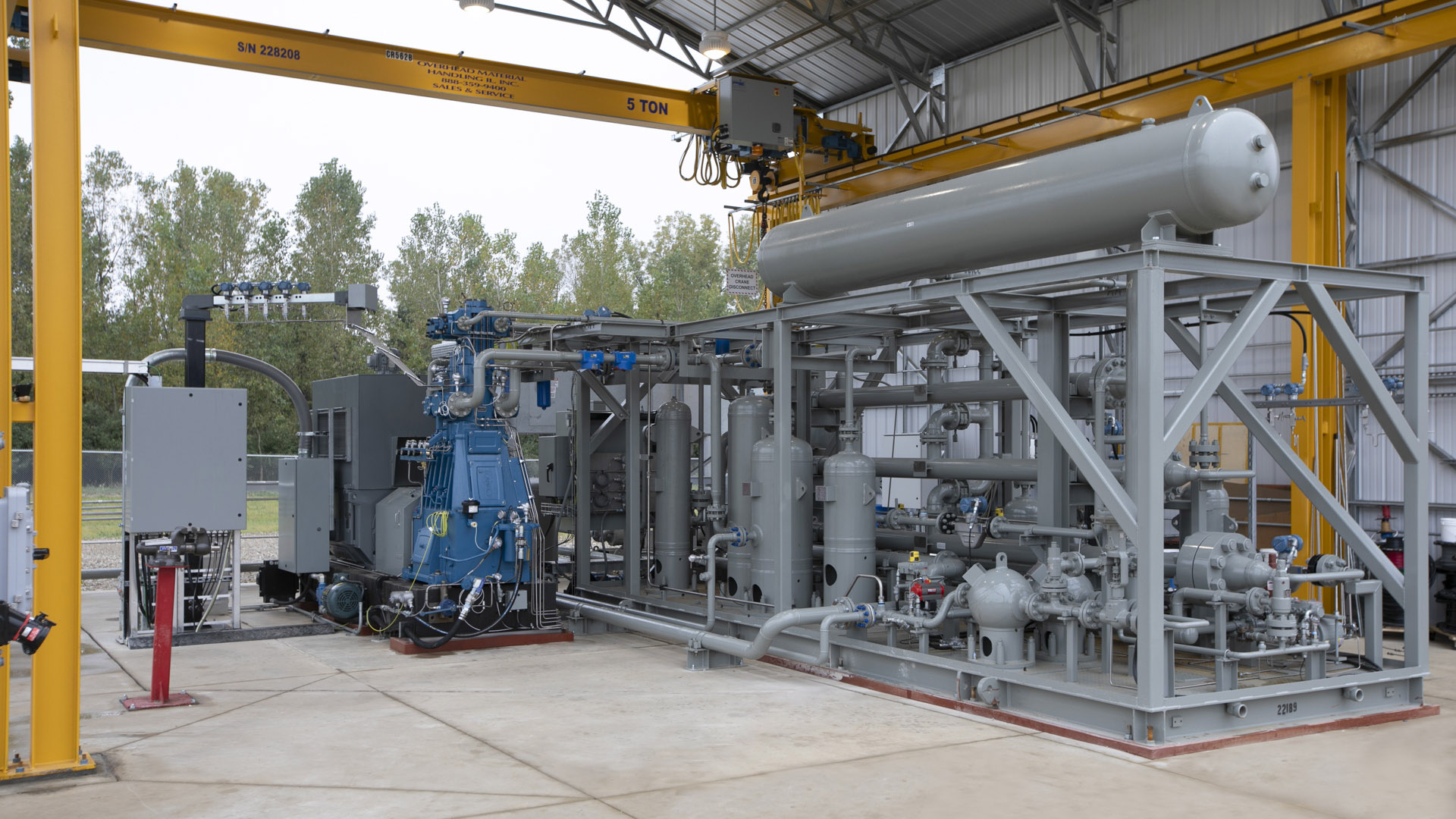 KBH compressor at Ariel Hydrogen Test Facility