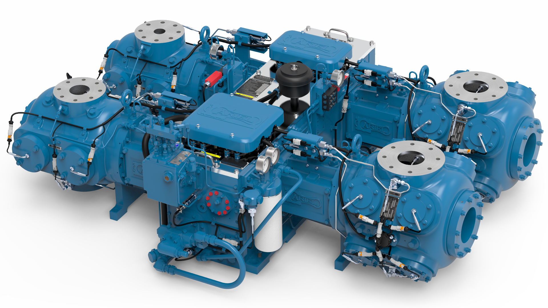 Ariel Smart Compressor with wiring harness rendering