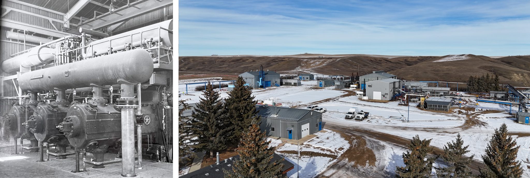 ATCO Enpower natural gas storage facility in Alberta, Canada.