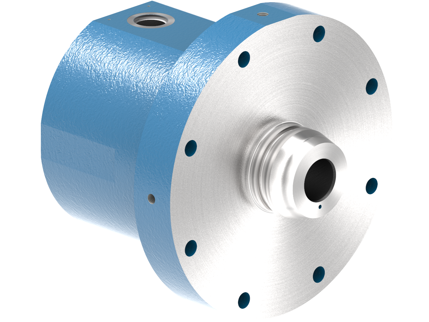 A rendering of a Cylinder Part from a Small Line Compressor