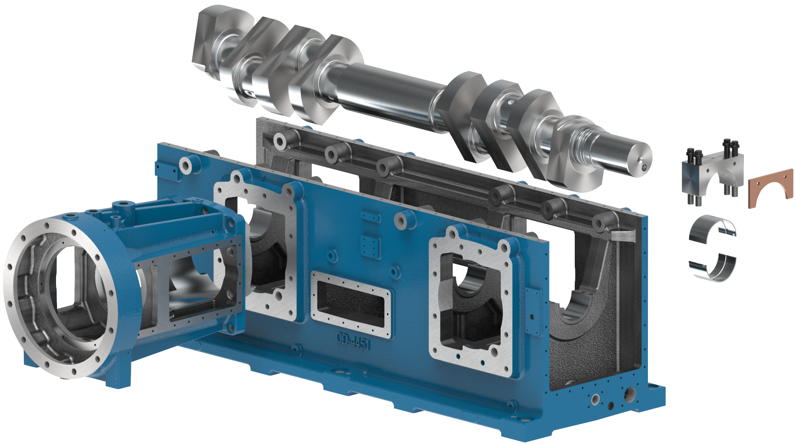 Disassembled Large Frame